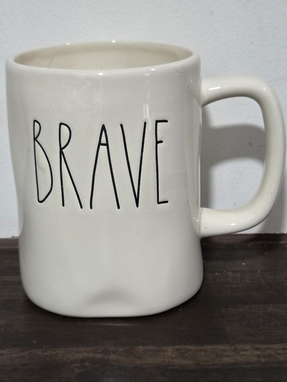 Rae Dunn BRAVE Ceramic Coffee Mug